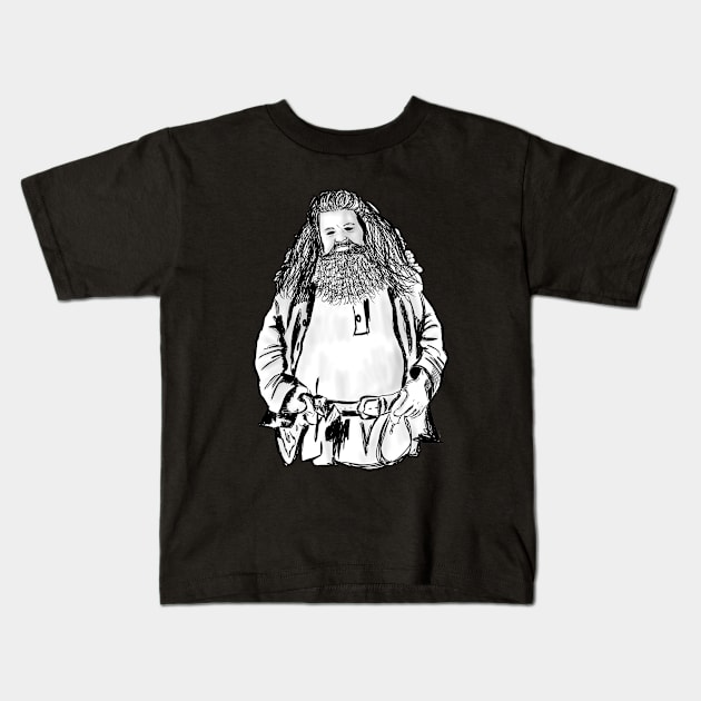 Rúbeo Hagrid Kids T-Shirt by Diyutaka